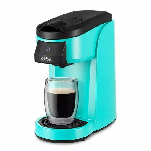 Кофеварка Kitfort КТ-7121-2 капсульная 800 Вт 036 л бирюзовая 920300₽