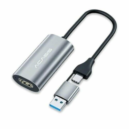 Карта видеозахвата Acasis VC-001 HDMI - USB Type C с частотой 4K 30Hz 1080p 2350₽