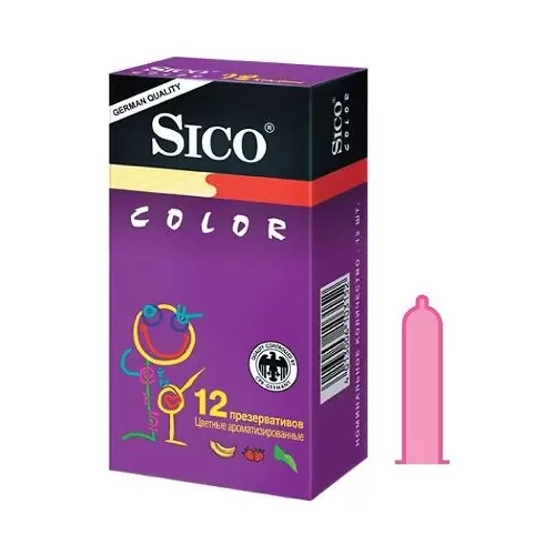 Презервативы латексные Sico Color, цветные, ароматизированные, 3 шт. - фото №18