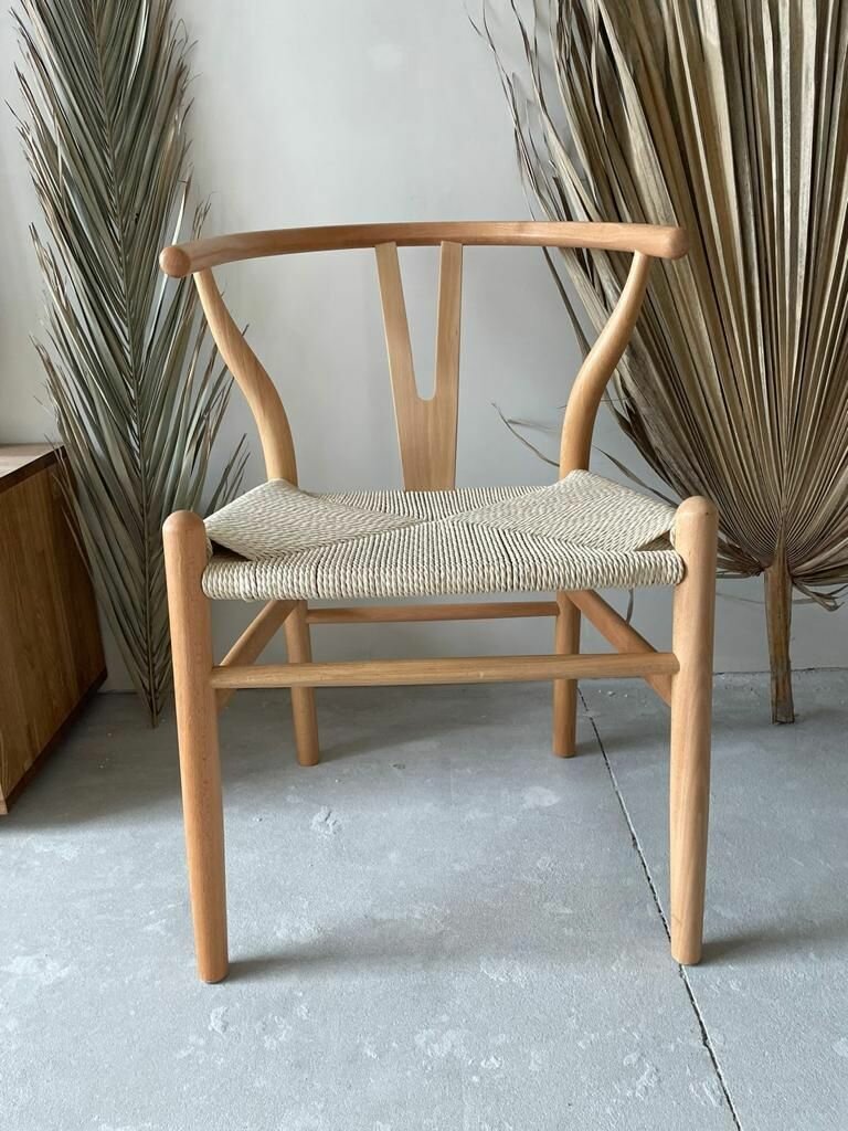 фото Стул Wishbone, натуральный