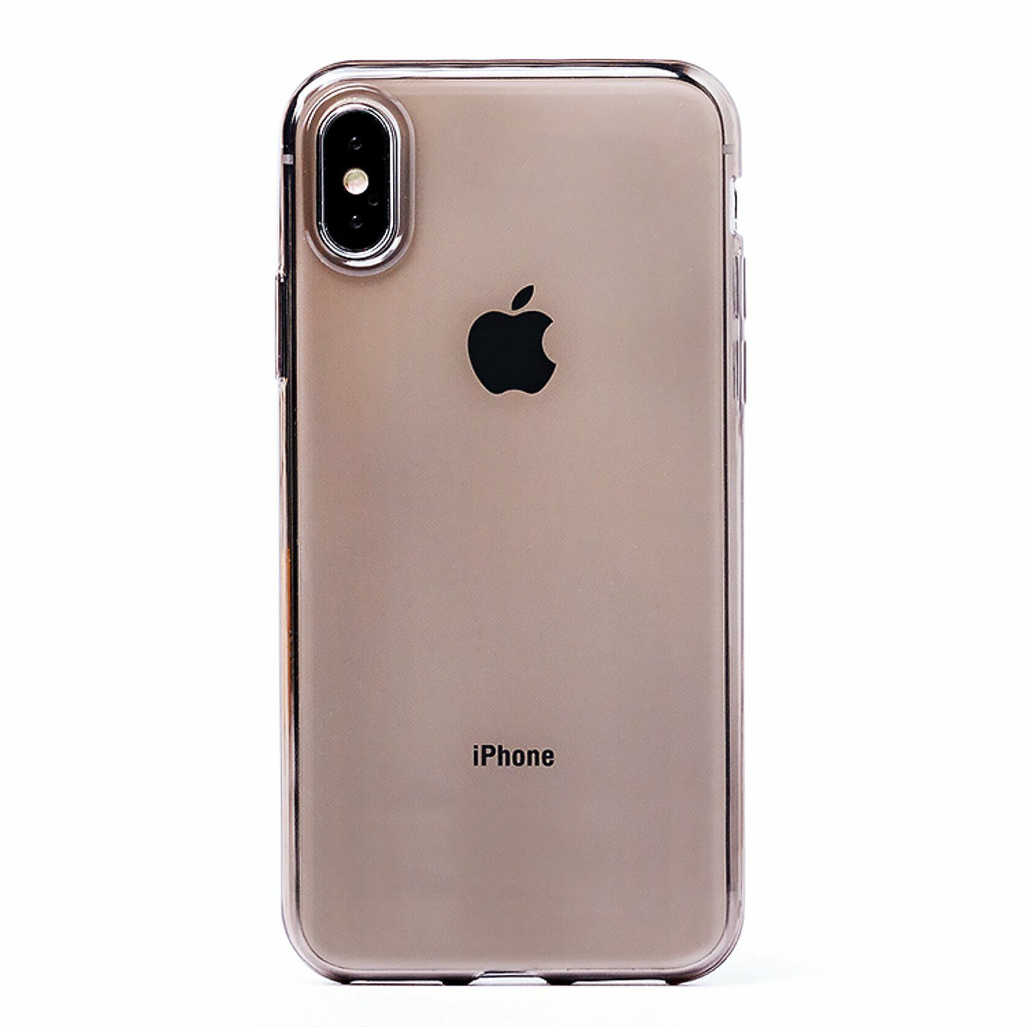 Чехол силиконовый ультратонкий для Apple iPhone Xs (черный)