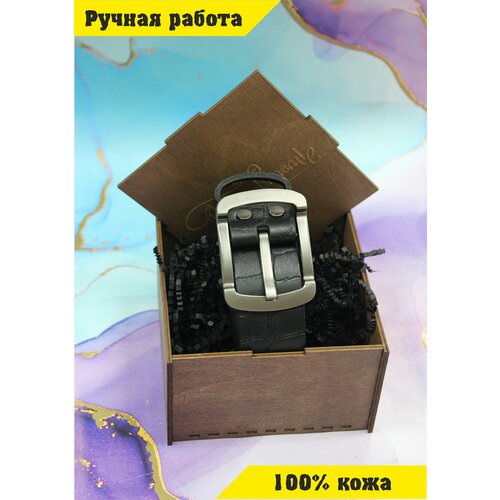 фото Ремень , размер 154, черный нет бренда