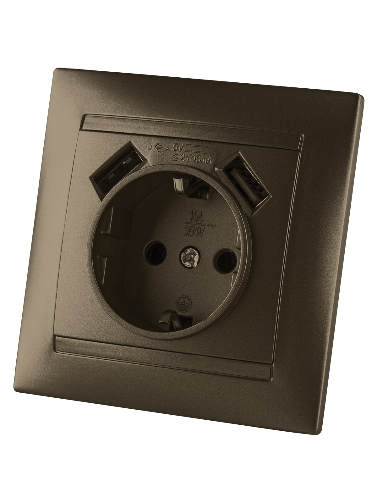 Розетка 2P+PE/2хUSB TDM Electric - фото №9