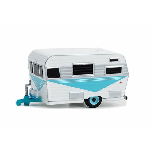 Trailer кемпер-трейлер siesta travel trailer 1958 teal/white/polished silver