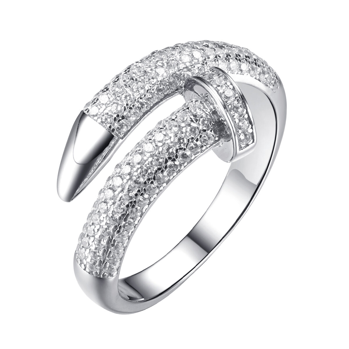 Кольцо Silver WINGS, серебро, 925 проба, фианит