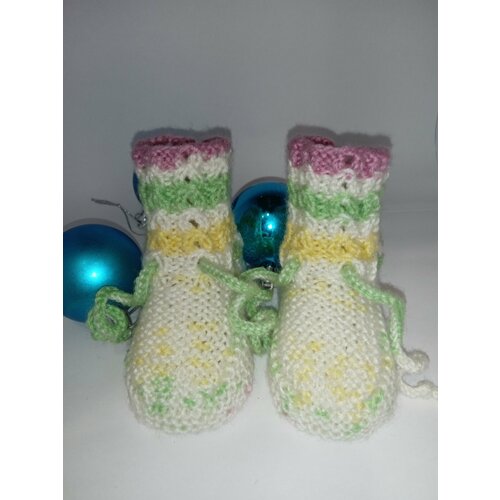 фото Носки топотушки размер 9-10 см, мультиколор