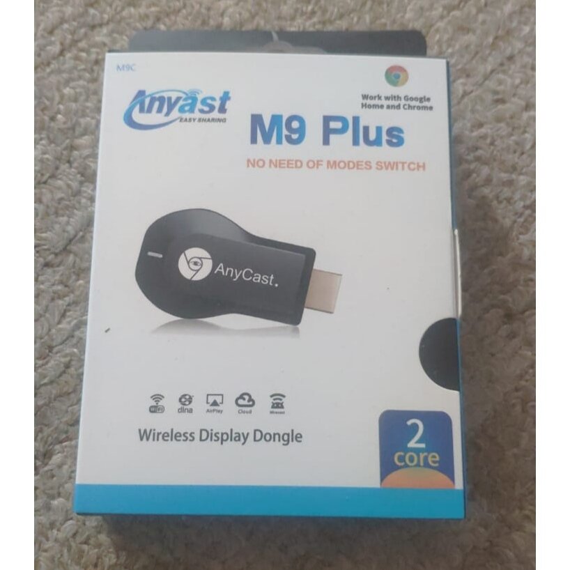 Медиаплеер ресивер беспроводной ТВ адаптер "AnyCAST M9 Plus" Display Dongle WiFi HDMI 1080P