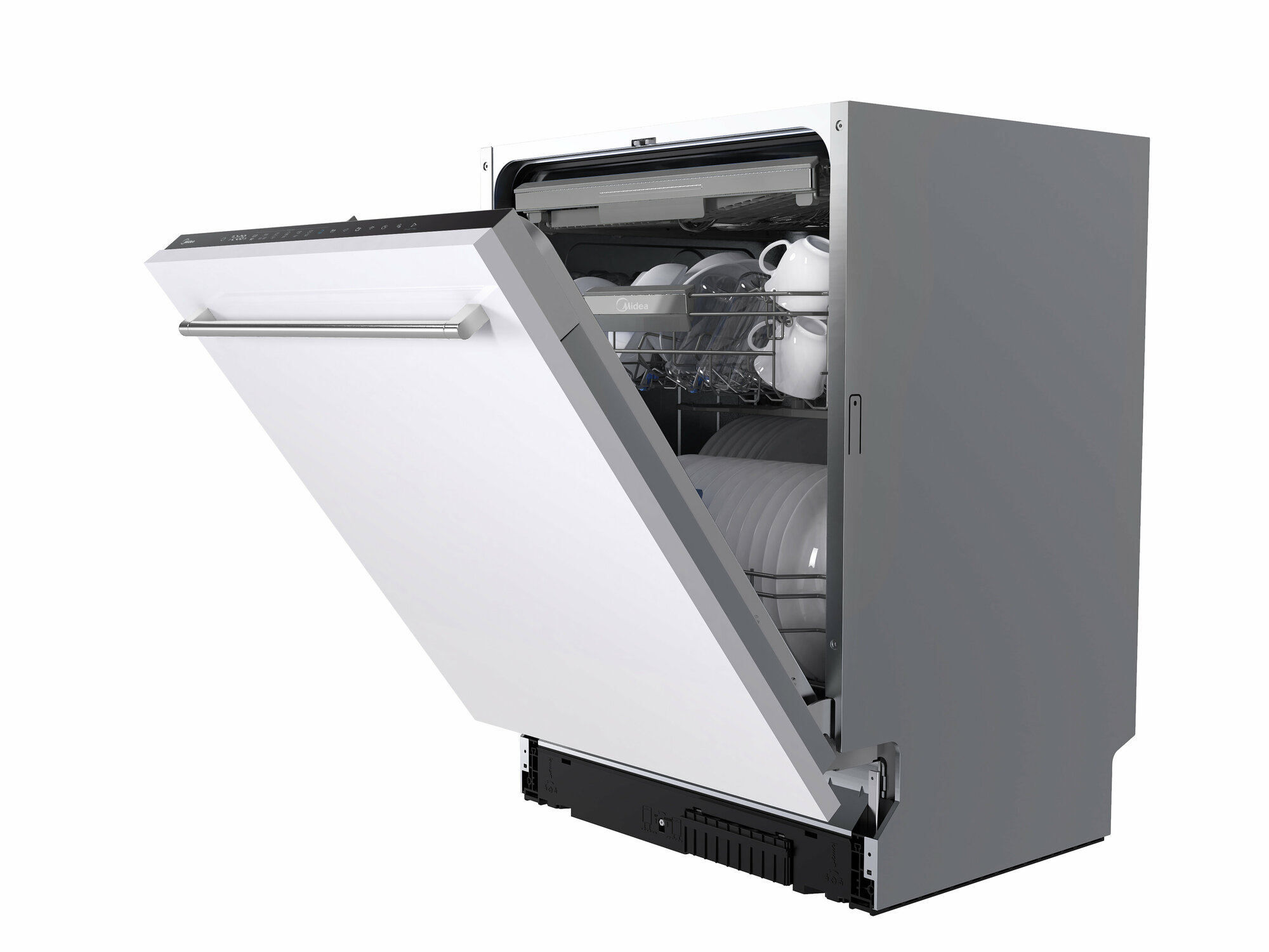 Встраиваемая посудомоечная машина Midea MID60S450i белый - фотография № 4