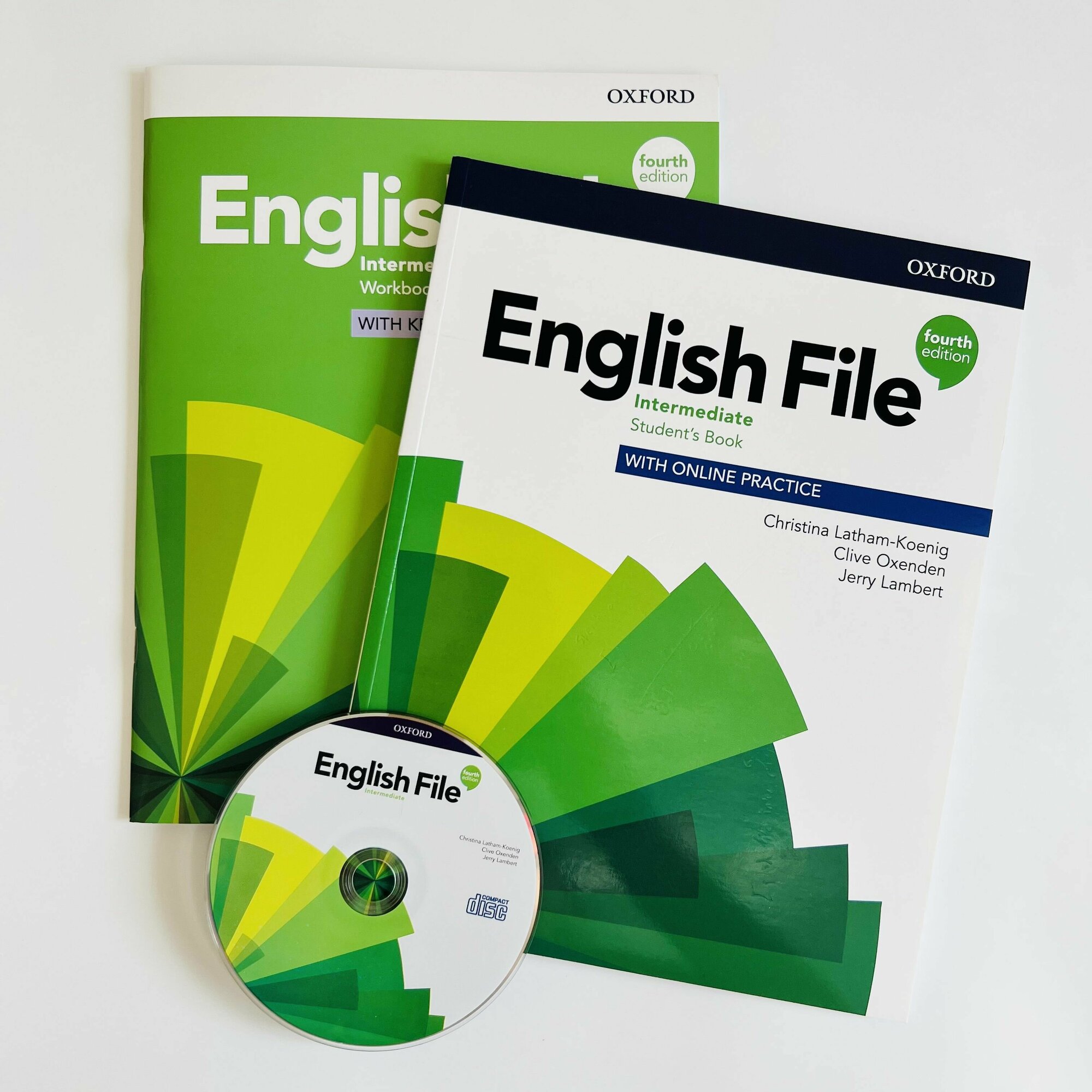 English File intermediate 4th edition. Полный комплект: Учебник+Тетрадь+CD диск