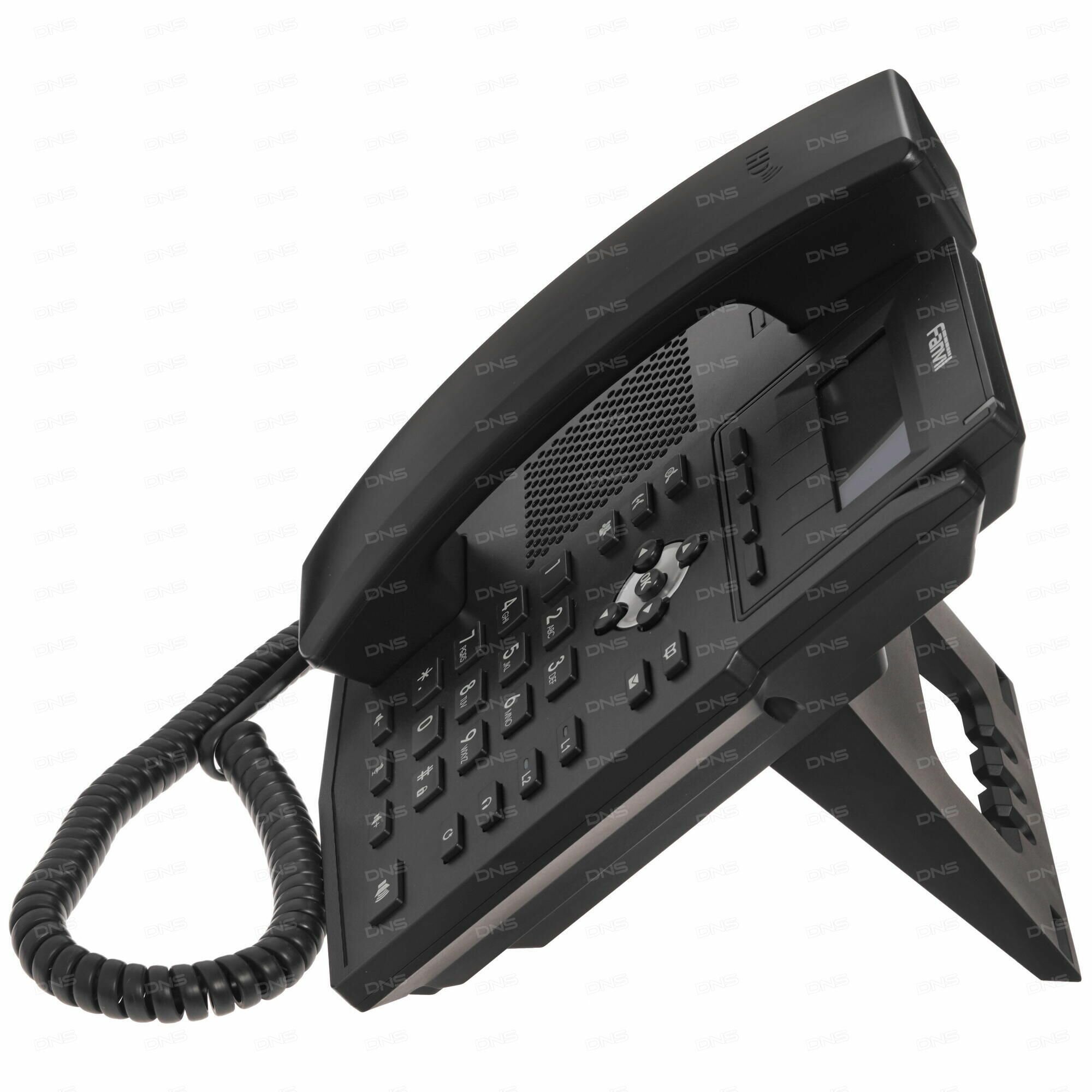 Телефон IP Fanvil X1SP черный - фото №20