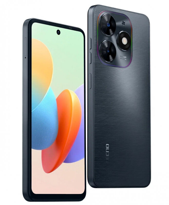 Смартфон Tecno Spark Go 2024 (TCN-BG6.64. GRBK) 3/64GB Black — фото 1