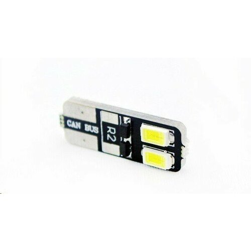 Лампа габарит. 12V W5W T10 4 SMD без цок. W2.1x9.5d CANBUS