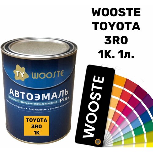 Эмаль базовая 3R0 TOYOTA 1л. wooste Blackish red pearl