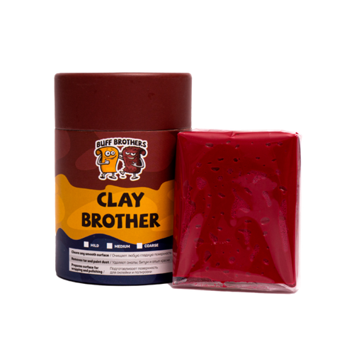 Глина полировальная полуабразивная 100г MAROON BUFF BROTHERS