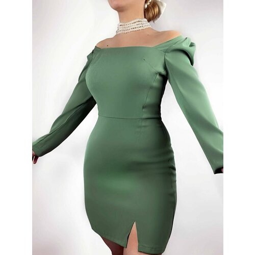 Платье размер ХL, зеленый
