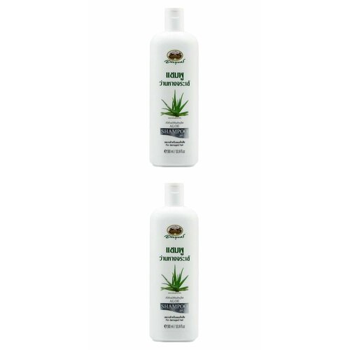 Abhaibhubejhr Шампунь для волос Aloe Shampoo, для сухих и поврежденных, 300 мл, 2 шт.