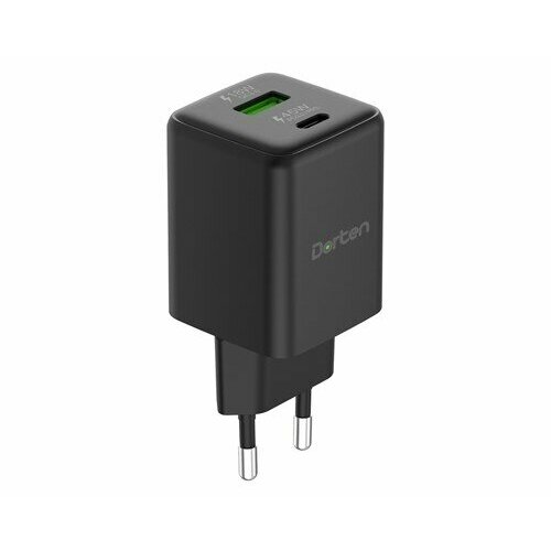 Зарядное устройство сетевое Dorten 45W GaN PD3.0/PPS + QC3.0 Black