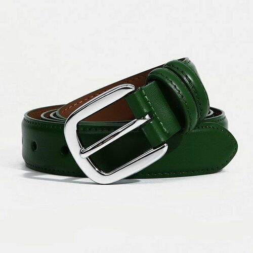 фото Ремень сима-ленд, размер 115, зеленый сима-лэнд