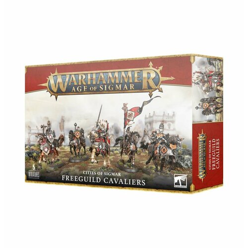 Миниатюры для настольной игры Games Workshop Warhammer Age of Sigmar: Cities of Sigmar- Freeguild Cavaliers 86-07