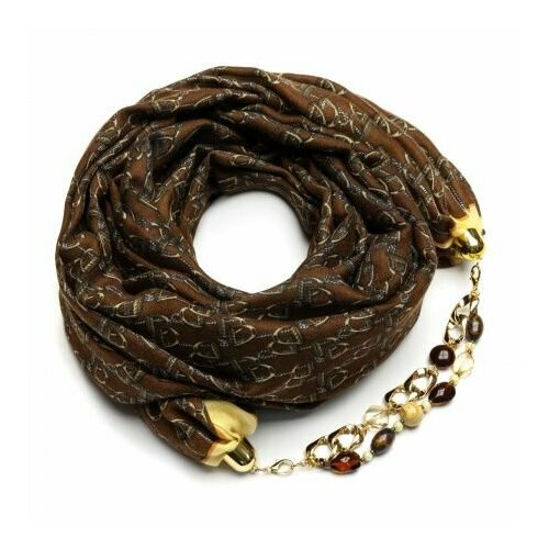 фото Шарф foxtrot,180х90 см, коричневый