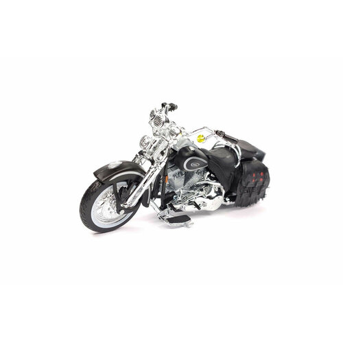 Harley-davidson flsts heritage softail springer 1999 / харлей-дэвидсон херитэйж черный (длина 11,9 см) maisto 1 18 harley davidson 1993 flstn heritage softail alloy diecast motorcycle model workable toy gifts toy collection