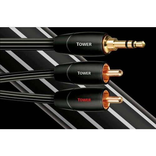 AudioQuest Tower 3.5mm-2RCA (2m) rca кабель fsd audio profi rca 0 5 2 медь 2 х канальный 0 5 метра