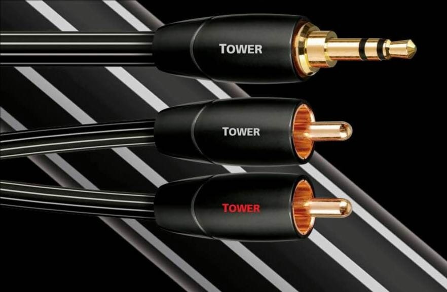 AudioQuest Tower 3.5mm-2RCA (0,6m)