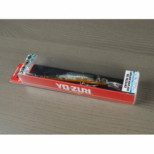 Воблер для рыбалки Yo-Zuri Crystal 3D Minnow DD Jointed F1155 GHGT