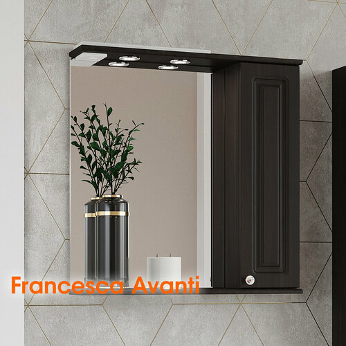 Шкаф-зеркало Francesca Avanti Империя 75 правый венге 9790₽