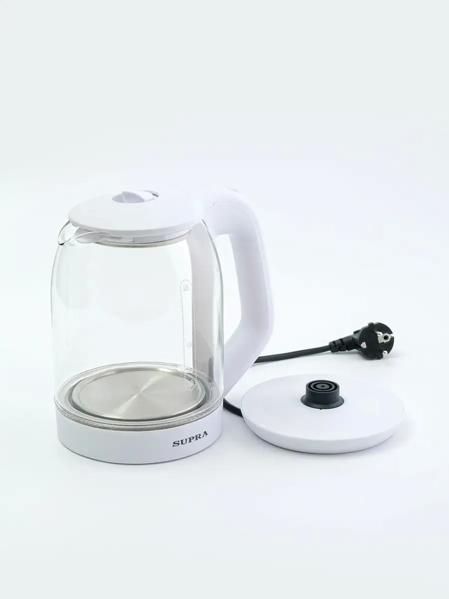Чайник электрический SUPRA , 1500Вт, белый - фото №6
