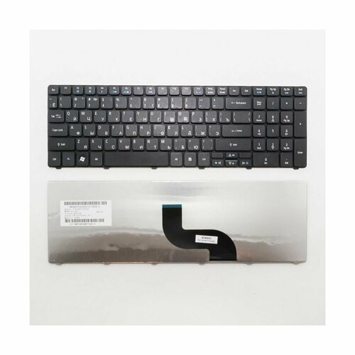 Клавиатура для ноутбука Acer Aspire 5236/5551/5738, цвет черный, 1 шт russian laptop keyboard for acer aspire 5560g 5560 15 5551 5551g 5552 5552g 5553 5553g 5625 5736 5739 5741