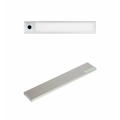 Luminaire / Умный светильник ночник с датчиком движения и магнитной лентой серебро 23 см 6000K MaYuan-23-6s