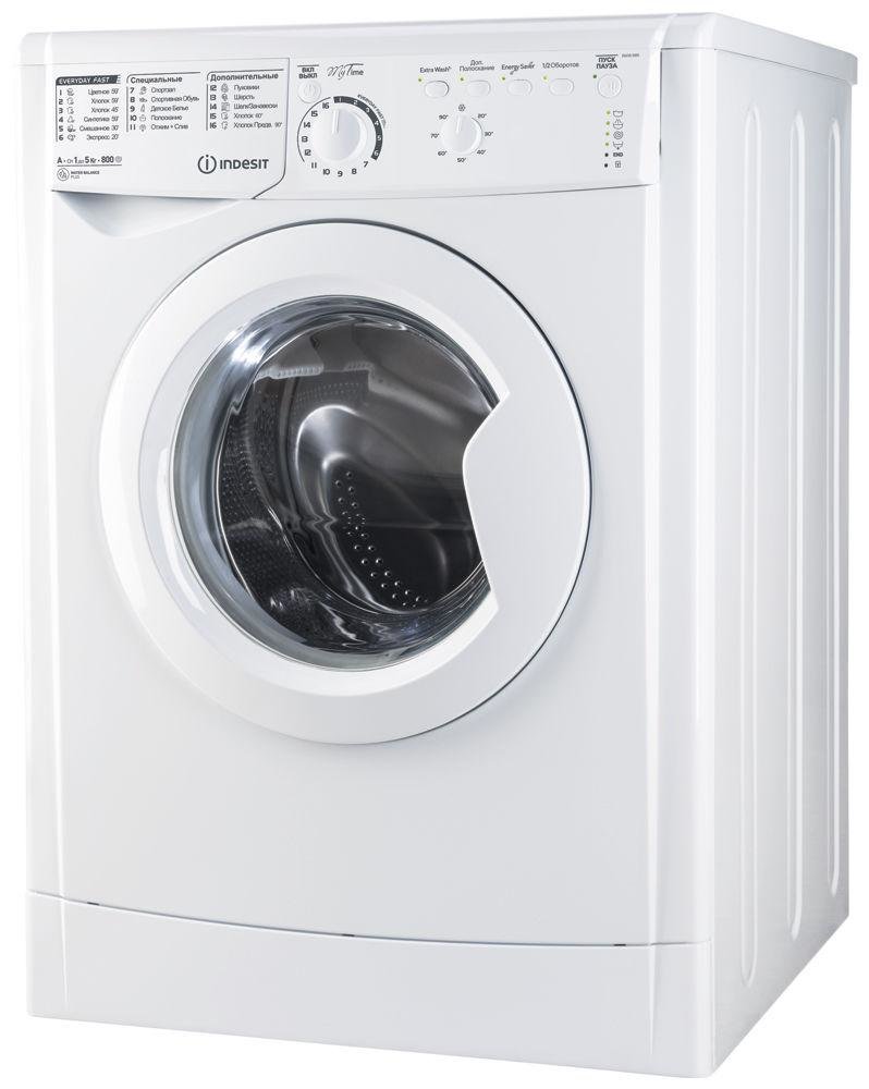 Стиральная машина Indesit EWSB 5085  белый 42 см 5 кг 800 об/мин