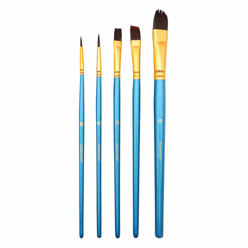 DV-11937 Набор кистей синтетика 146816 5штуп Darvish синий 366₽