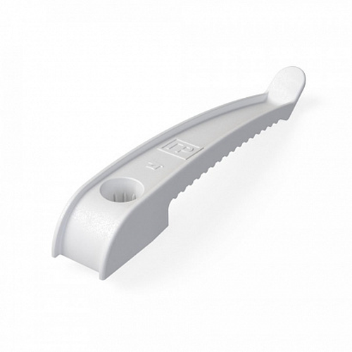 Держатель кабеля односторонний для прямого монтажа белый код PR130385 Промрукав упак4шт 924₽