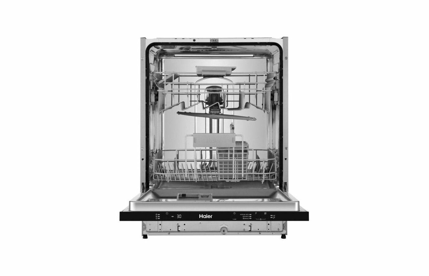 Картинки Встраиваемая посудомоечная машина HAIER HDWE14-292RU серебристая
