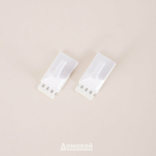 Крючок клейкий удаляемый средний, 2 шт