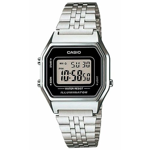 фото Наручные часы casio vintage, серебристый/черный