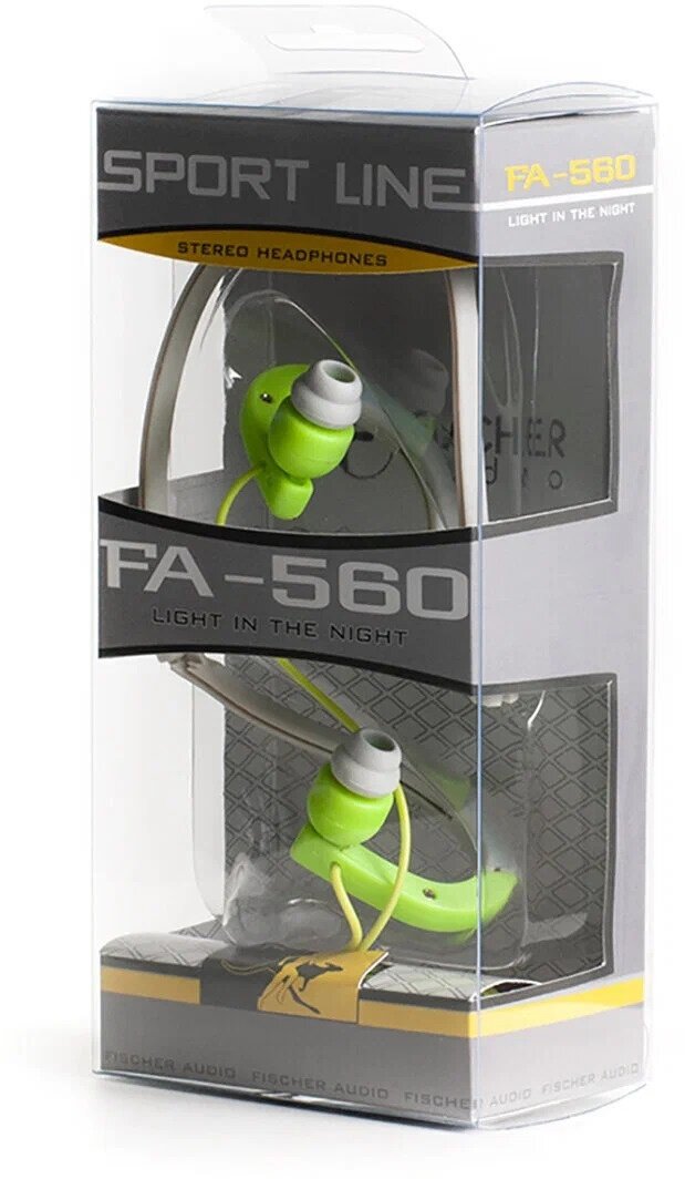 Проводные наушники Fischer Audio FA-560, grey/green - фото №11