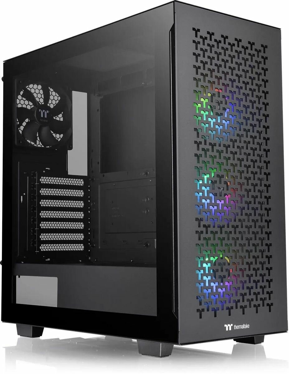 Корпус ATX Thermaltake CA-1S3-00M1WN-03 черный, без БП, с окном, 2*USB 2.0, USB 3.0, audio - фото №16