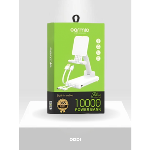 Внешний аккумулятор Power Bank OARMIO с подставкой для телефона 10000 мАч 1545₽