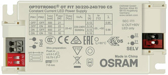 Драйвер для светодиодов Osram OT-FIT 30 220-240 700 CS 11,5-29,4W 23-42V DIP 500/600/650/700мА