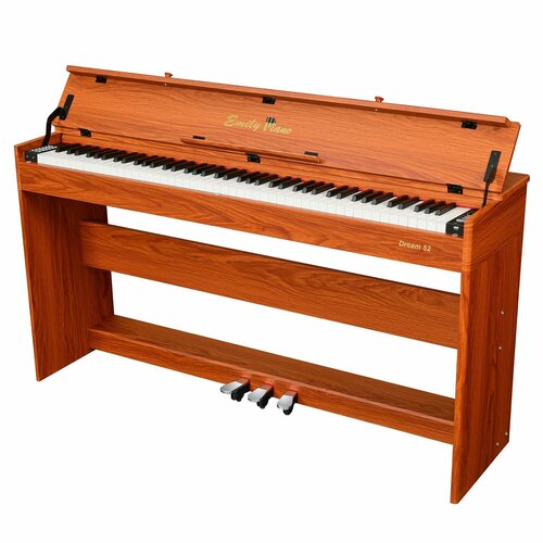 Цифровое фортепиано EMILY PIANO D-52 BR (Корпусное с крышкой) пианино цифровое emily piano d 52 br