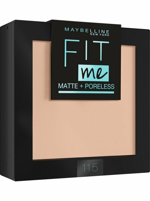 Мейбелин / Maybelline Fit me - Пудра матовая тон 115 Слоновая кость