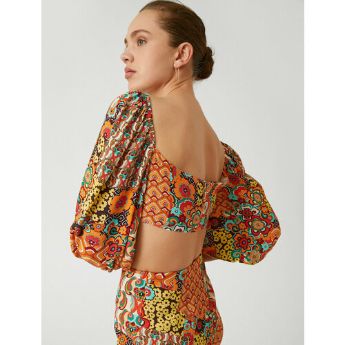 фото Топ koton, размер 48, оранжевый