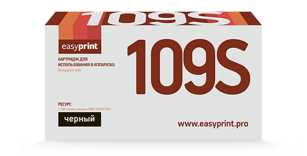 MLT-D109S Картридж EasyPrint LS-109 для Samsung SCX-4300 (2500 стр.) с чипом