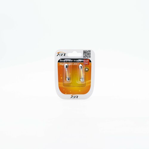 Автомобильная светодиодная лампа MYX-Light C5W 12V 1W 41мм 2шт 385₽