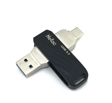 Флеш-накопитель USB 3.2 64 GB Netac US11 Dual (USB 3.2+ Type C)