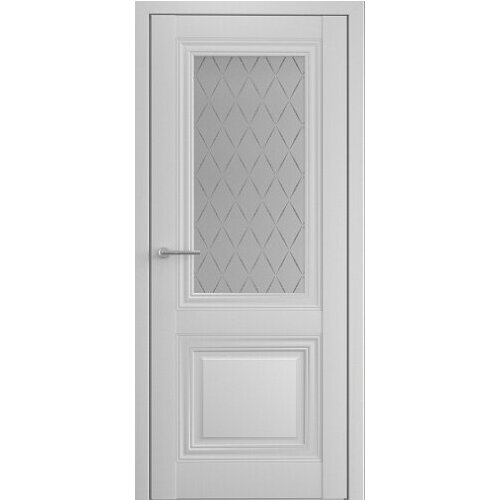 Межкомнатная дверь (дверное полотно) Albero Спарта-2 покрытие Vinyl / ПО Платина стекло Мателюкс Лорд 70х200 межкомнатная дверь дверное полотно albero геометрия 7 покрытие эмаль по белая стекло белое 70х200