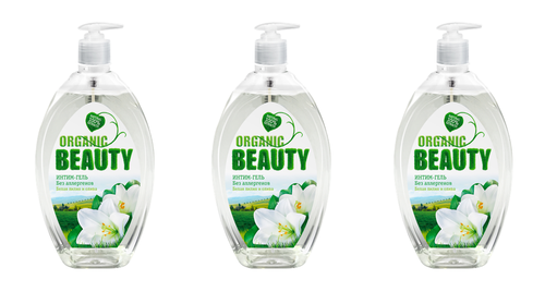 Интим-гель Organic Beauty, Белая лилия и олива, 500 мл, 3 шт
